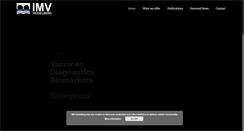 Desktop Screenshot of imv-heidelberg.com